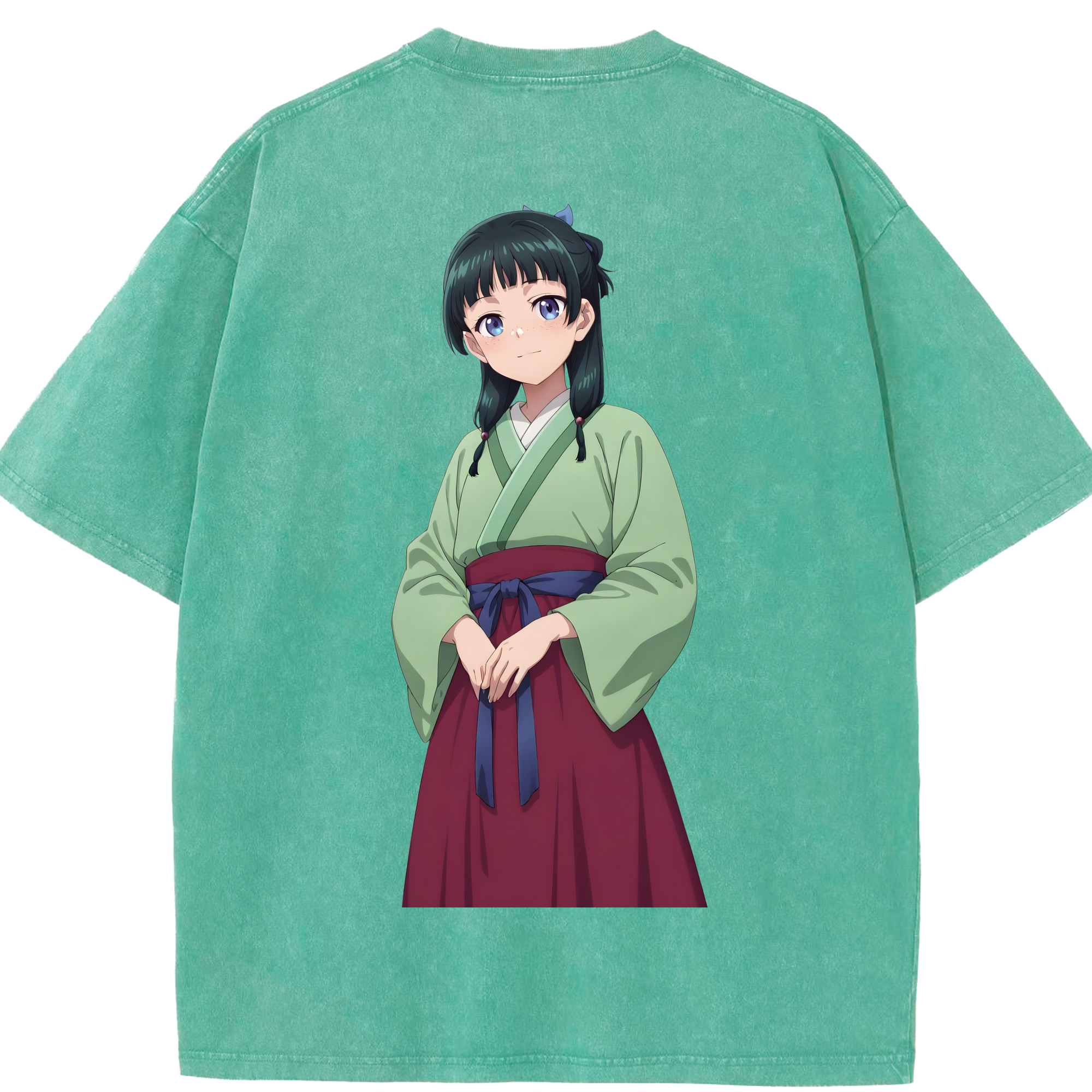 （画像用） 薬屋のひとりごと The Apothecary Diaries 綿100% ヴィンテージ風 半袖Tシャツ（背面プリント）